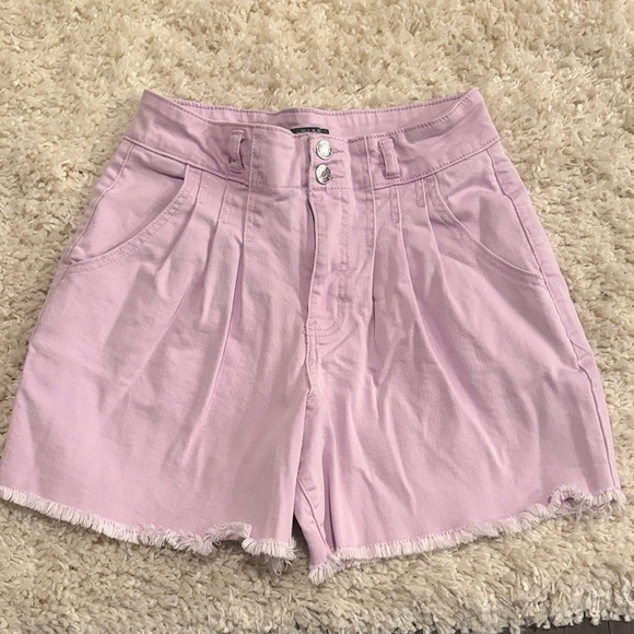 wild fable Pants - Wild Fable Lilac High-Waisted Shorts